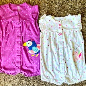 3/$18 EUC Carter’s 24 Month 2 Set of Rompers
